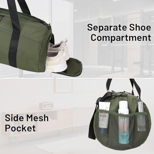 BESMART Gym Bags for Men with Side Pocket，38L Large Sports Gym Duffle Bag | Adjustable Strap&Shoe Compartment, Waterproof, Spacious, Wet Pocket, Durable Duffel Bag for Gym,Travel, Fitness,Navyblue - color: Navyblue with TPU pocket
