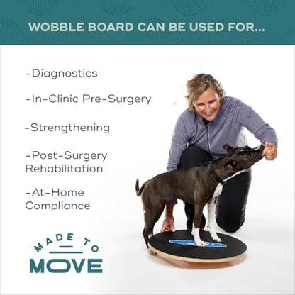 FitPAWS Wobble Board - Dog Balance Training Equipment for Core Strength & Stability Canine Fitness & Rehabilitation Tool 36" - size: 36"