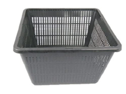 PondH2o 7 Inch (18cm) Square Plastic Slotted Mesh Baskets for Water Garden Pond Pond Plants or Flowers | Value 6 Pack, Aquatic Planting Nets Pots for Ponds, Aquariums, Aquaponics, Hydroponics