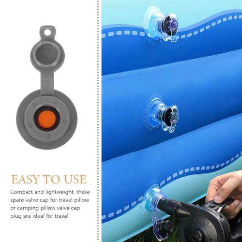 10Pcs Air Valve Replacement for Inflatables TPU Seal Plug One-Way Check Valve for Inflatable Neck Rest Cushions Loungers Air Pillows Repair Plugs (12mm)
