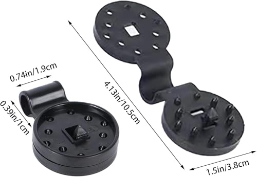 25 Pcs Black Shade Cloth Heavy Duty Lock Grip, Removable and Reusable Shade Cloth Clips for Sun Shade Net Fastening Clip, Plastic Clips for Anti Bird Netting Garden Netting Plant Support Structures