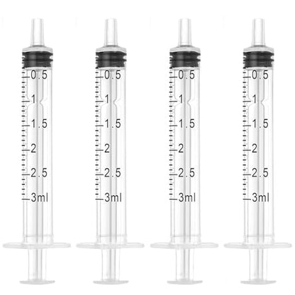 3cc Syringe, 3ml Oral Syringe, 3 Ml Syringes Without Needle, （ 30Pack ）Syringes for Scientific Labs, Individually Wrapped - size: 3ml, style: 30