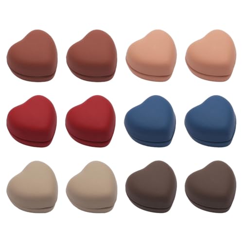 Hijab Magnets, 12PCS Strong Magnetic Scarf Pins Colorful Heart/Star Shapes Pinless Brooch for Shawls Hats Dresses