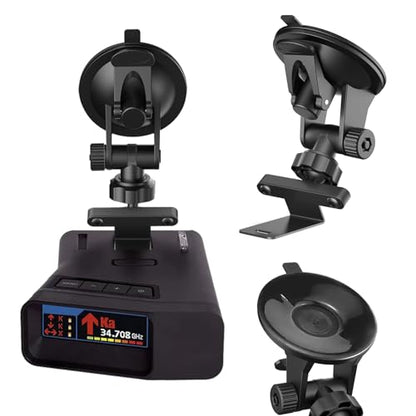 Suitable for Uniden R7 R8 Radar Detector, Car Radar Detector Suction Cup Bracket, Windshield and Dashboard Mounting Mount