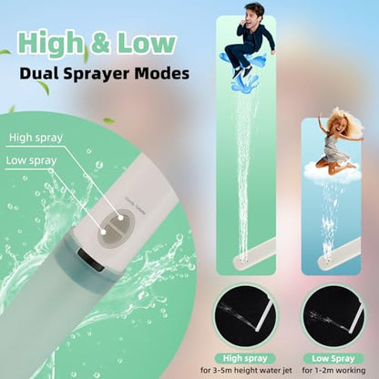 Hibbent Portable Bidet for Travel, High Pressure Handheld Electric Sprayer, Rechargeable Travel Bidet for Women & Men, Personal Hygiene Cleaning, Soothing Postpartum Care, perineal, Green - color: Green