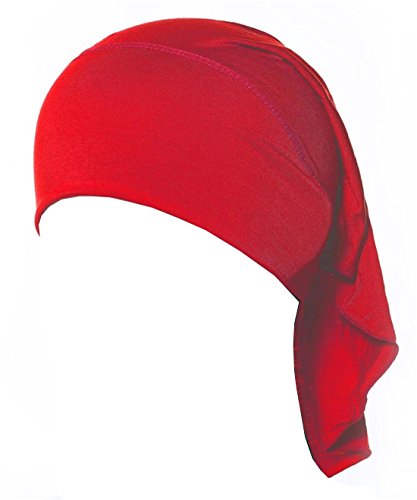 4 X Womens Muslim Mini Inner Hijab Caps Underscarf - color: O+pink+purple+red