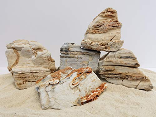 Lifegard Aquatics Aquascaping Crema Pagoda Rock Kit – Decorative Aquarium Rocks, Fish Tanks – 10 Gallon Kits - size: 10 Gallons, style: Crema Pagoda Rock