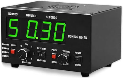 LED Digital Interval Timer for Gym, MMA, Boxing & Martial Arts Workouts - Perfect for Training, Fitness Goals & Countdown Timing (Green) - color: Green