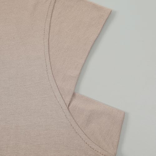 Yeieeo 4PCS Hijab Undercap for Women, No Slip Full Coverage Hijab Inner Cap, Soft Underscarf Breathable Headwear - color: Light Khaki
