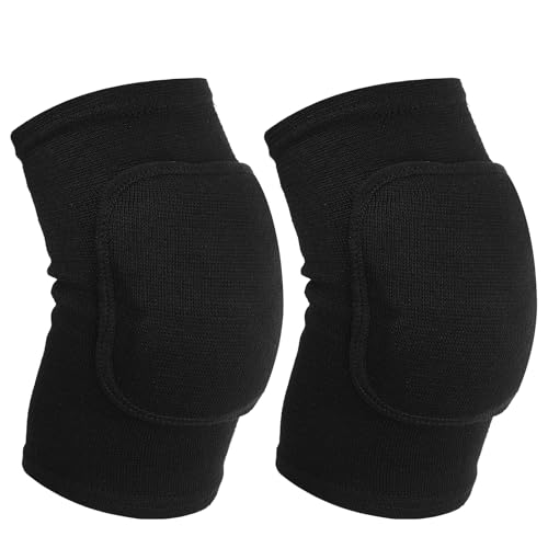 1 Pair Elbow Pads, Breathable Arm Brace Pads Anti-Collision Elbow Protector Strap Support Fitness Volleyball Basketball Tennis Golfers Arm Protector with Padded for Men and Women Elderly (Black, S)