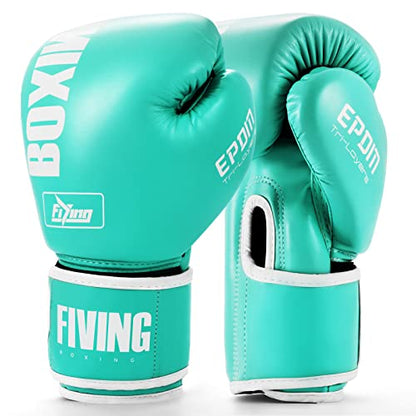 Boxing Gloves for Men&Women,Training,MMA,Sparring,Muay Thai,8oz-16oz - color: Green, size: 14oz