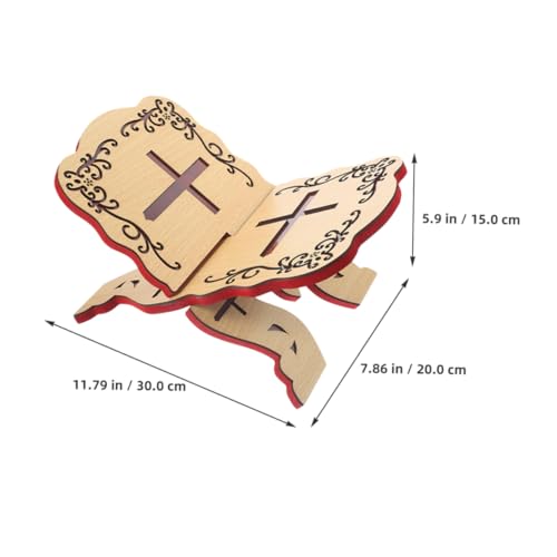 Quran Stand Elegant Reading Holder for Islamic Books Compact Design for Home Decor Craftsmanship for Quran Recitation and Study
