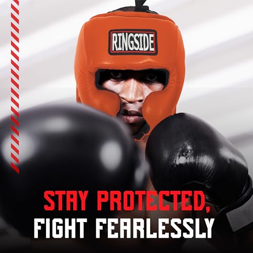 Ringside Competition-Like Boxing Headgear with Cheeks - color: Black, size: Small