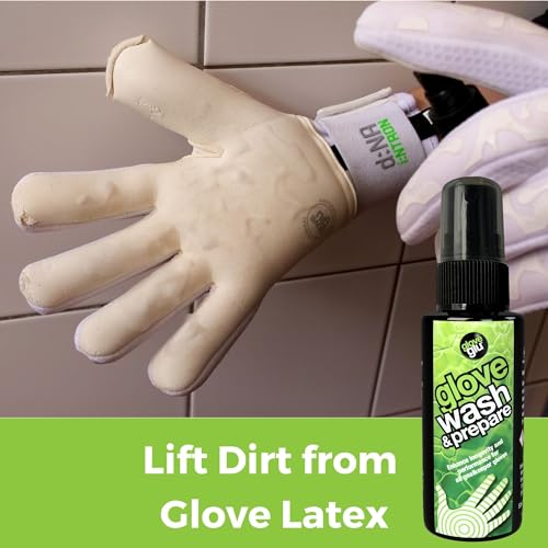 gloveglu Goalkeeper Glove Spray Bundle | 120ml Goalkeeper Glove MEGAgrip Spray + 50ml Goalkeeper Glove Wash & Prepare Spray | Ideal for Goalies, Soccer Training & Match Day Performance - style: Revive + Wash