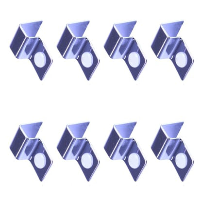 Peiiwdc 8pcs Stainless Steel Aquarium Cover Clip Optional Thickness Lid Clamps Brackets for Fishtanks Aquarium Lid Clamps - size: 10mm