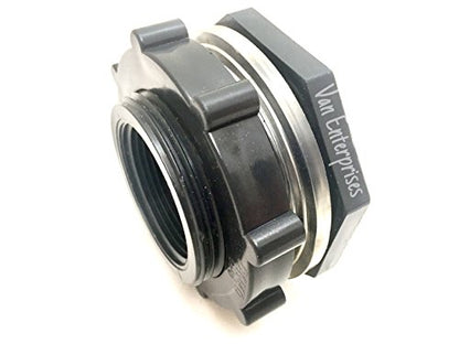 2" PRO SERIES Bulkhead Tank Fitting Adapter For Rain Barrels, Aquariums, Water Tanks, Ponds - size: 2 Inch