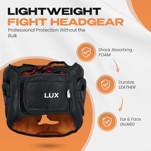 Green Hill Lux Training Leather Headgear for Men & Women | Protective headgear with secure fit and impact-absorbing padding for boxing, MMA, Muay Thai and sparring.