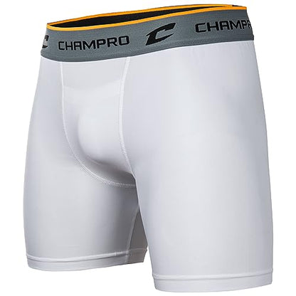 Champro Unisex Adult Compression Boxer Shorts with Cup - size: Medium