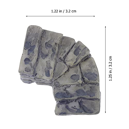 10pcs Fairy Garden Decor Rocks Aquatic Gravel Landscape Stones for Fish Tank