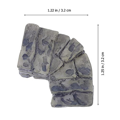 10pcs Fairy Garden Decor Rocks Aquatic Gravel Landscape Stones for Fish Tank