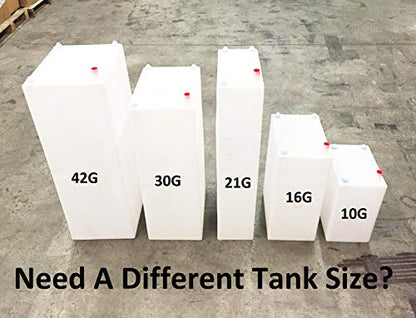 Fresh Gray Water Holding Tank Combo - RV & Camper - BPA Free (16 & 21 Gallon) - size: 16 Gallon & 21 Gallon