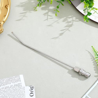 Garneck High Pressure Spray Needle Washer Flush Wand Stainless Steel Spray Needle For Washer Cleaning Machine Home Use 8. 85 Inch Silver