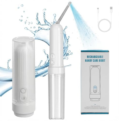 Portable Bidet for Travel - Rechargeable – USB-C Personal Hygiene Cleaner with Adjustable Water Pressure, 3 Modes, Compact & Lightweight for Home, Office & Outdoor Use, IPX7 Waterproof