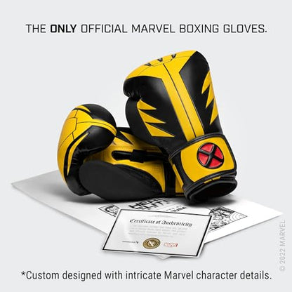 Hayabusa Marvel Hero Elite Boxing Gloves for Men and Women - color: Wolverine, size: 12oz