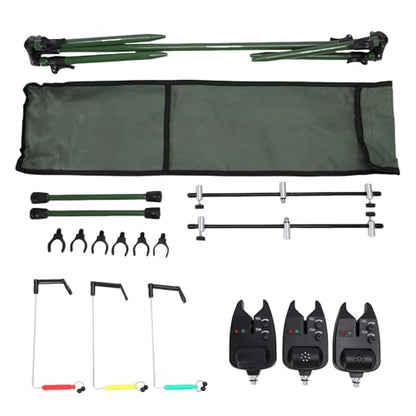 Lixada Adjustable Retractable Carp Fishing Rod Pod Stand Holder