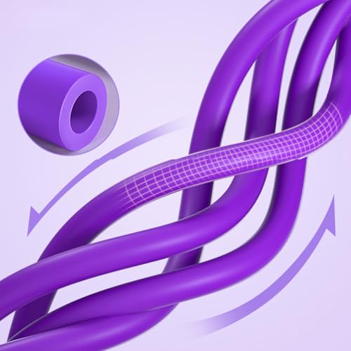 6 Tube Pedal Tension Rope 21 Fitness Resistance Bands, Yoga Handle Bands Exerciser Multifunctional Pull Rope Fitness Equipment for Arm, Abdominal, Waist, Leg Stretching, Body Shaping Training