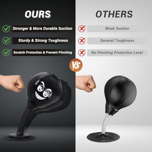 Desktop Punching Bag,Stress Relief Fun Gift for Coworkers | Stress Buster, Rage Bag, Speed Bag, For Office Table, Funny Gift for Coworkers and Friends