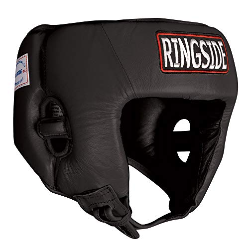 Ringside Competition Boxing Muay Thai MMA Sparring Head Protection Headgear Without Cheeks - color: Red, size: Large
