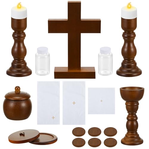 Sliner Wooden Catholic Mass Kit for Kids July Christmas,Natural Color - color: Natural Color