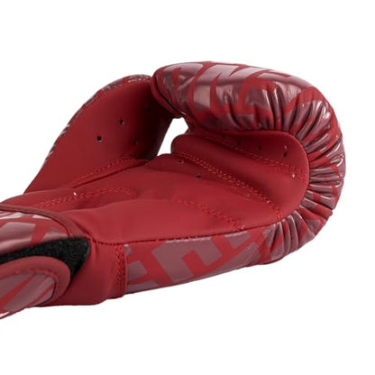 Venum Contender 1.5 XT Kids Boxing Gloves - color: White-Burgundy, size: 8-Ounce