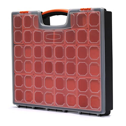 Multi-Purpose Toolbox, Professional Organizer with 24 Bin Compartments, Box Organizer for Hardware, Screws, Bolts, Nuts, Nails, Tools, Arts - size: 1 PCS Multi-Purpose Toolbox