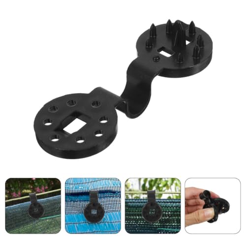 Beavorty 150pcs round Sunshade Clips Heavy Duty Non-slip Mesh Buckles for Garden Netting and Shade Cloth Fixing, Removable Reusable Tarp Clamps for Backyard and Greenhouse Use