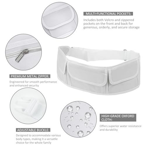 Ihram Belt for Men Umrah,Adjustable Multi-Pocket Belt,for Umrah Essentials Hajj and Outdoor Activities