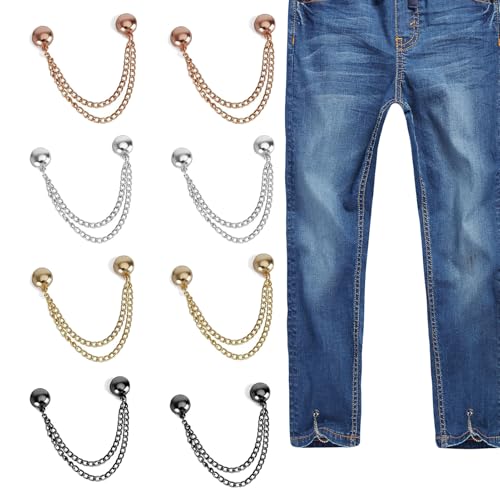 8 Pcs Magnetic Clothing Clips for Women,Magnetic Clothing Clips,Shirt for Women,Shirt for for The Side for Scarves, Hijab, Trousers