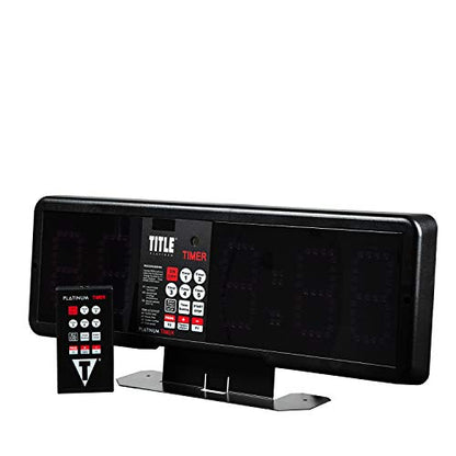 TITLE Boxing Professional Interval Timer and Gym Clock - Fight and Workout Timer, Boxing Equipment