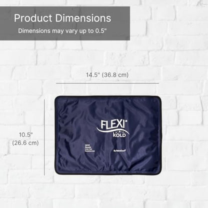 FlexiKold American Flag Gel Ice Pack (Standard Large: 10.5" x 14.5") Ice Packs for Injuries Reusable, Back, Shoulder and Knee Pain Relief, After Surgery - 6300-COLDUSA by NatraCure - size: Large (Pack of 1.0)
