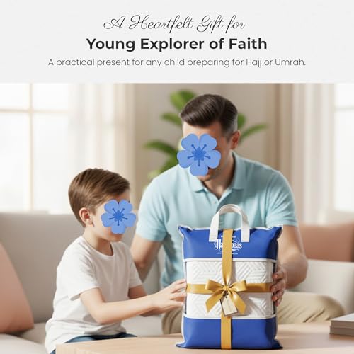 Pre-Teen Two-Piece Ihram Towel Set for Hajj and Umrah – A Pure White, Lightweight, and Travel-Friendly Children's Ihram - Breathable, Quick-Dry Microfiber Muslim Pilgrimage Wear for Boys Aged 7–11 - color: Pre_teen Ihram Set