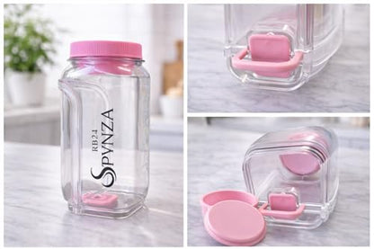 Salad jar with side opening , storage container with Dressing Cup – Leakproof Portable Salad Container with Dressing Cup & Lid, Lid-to-Bowl Design for Office, Gym, Travel, Picnic - Blush Pink - color: Blush Pink