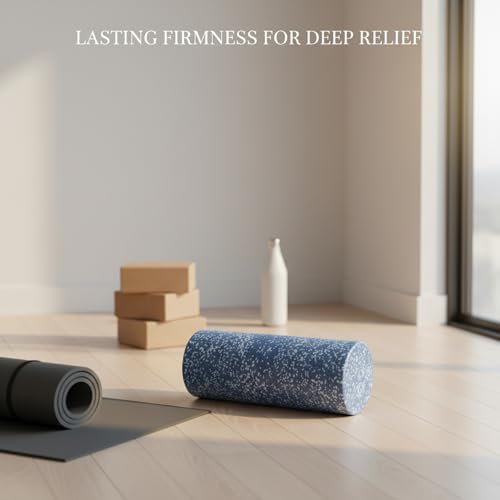 High-Density EPP Foam Roller for Exercise, Yoga & Fitness - 11.8 x 3.9 Inch Solid Core