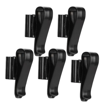5Pcs Aquarium Water Pipe Clips Leak-Proof Design Adjustable 8-16mm Hose Holder for Fish Tank Water Change Tools(Black) - color: Black