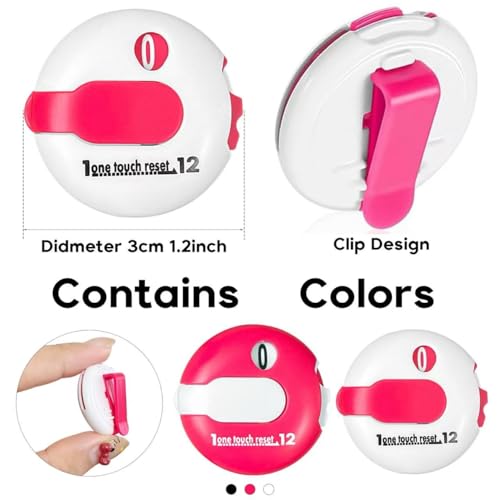 1.2" Mini Golf Score Counter for Women - Glove-Friendly Scoring Keeper