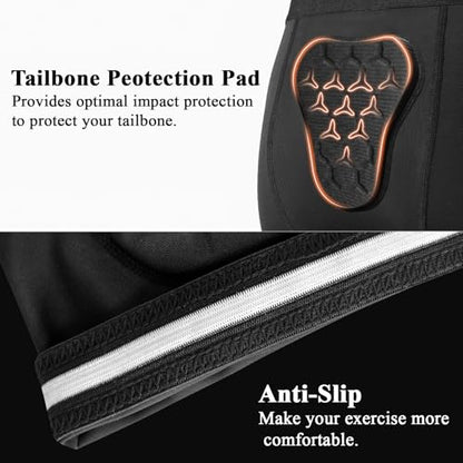 Football Padded Compression Shorts with Cup Pocket, 5 EVA Pads | 5 EVA foam pads provide hip, thigh and tailbone coverage with a built-in cup pocket and compression fit for football - size: X-Large