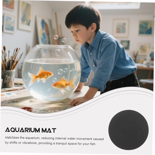 VICASKY Non- Aquarium Leveling Pad Fish Tank Cushion Mat for Under Tank Support Enhanced Grip Design for Landscape Bottles Shape