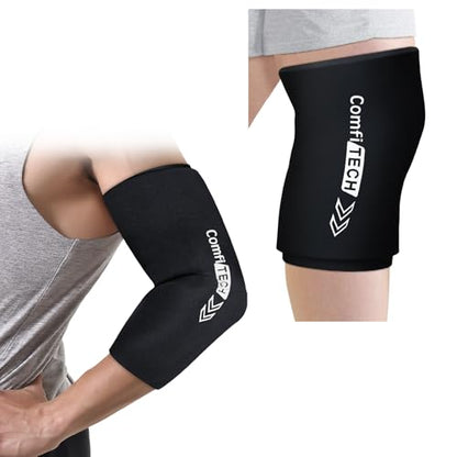 ComfiTECH Elbow Knee Ice Pack Wrap Sleeve, Multi-Use Ice Pack for Knee, Calf, Thigh, Flexible Ice Sleeve for Leg Discomforts, Muscle Relaxation, X-Large - size: XL-Standard