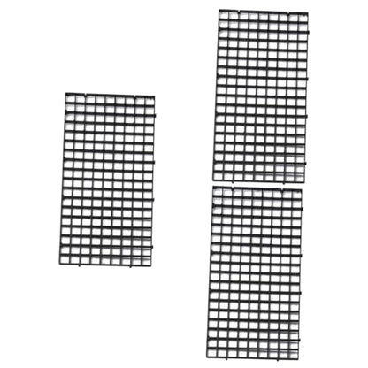 DOITOOL 6pcs Fish Segregation Board for Aquariums Black Net Hatchery for Fry Separation Increases Survival Rate Easy to Install Clamps