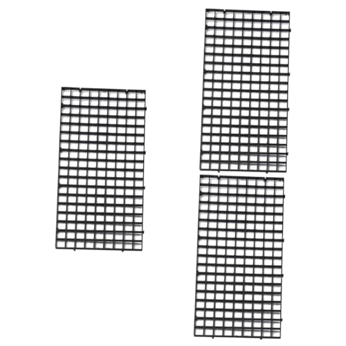 DOITOOL 6pcs Fish Segregation Board for Aquariums Black Net Hatchery for Fry Separation Increases Survival Rate Easy to Install Clamps